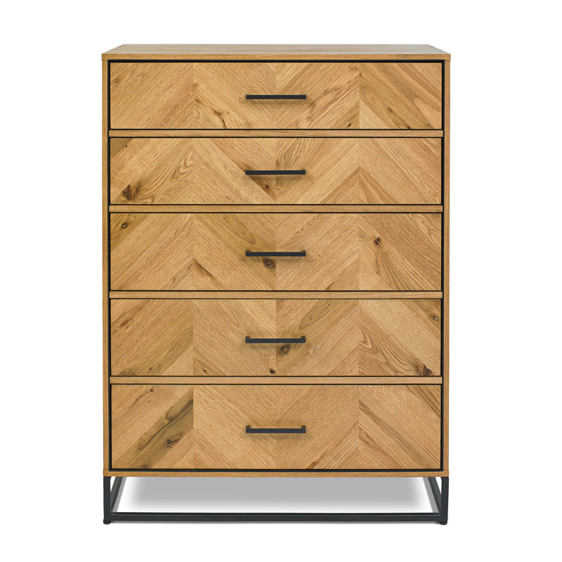 Malaki 5 Drawer Chest of Drawers