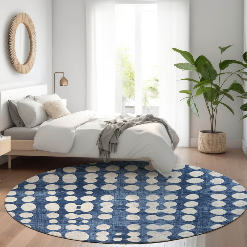 Yessen Indoor / Outdoor Rug, Round 8'