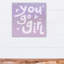 Art sur toile fille you go Stonover-687229837