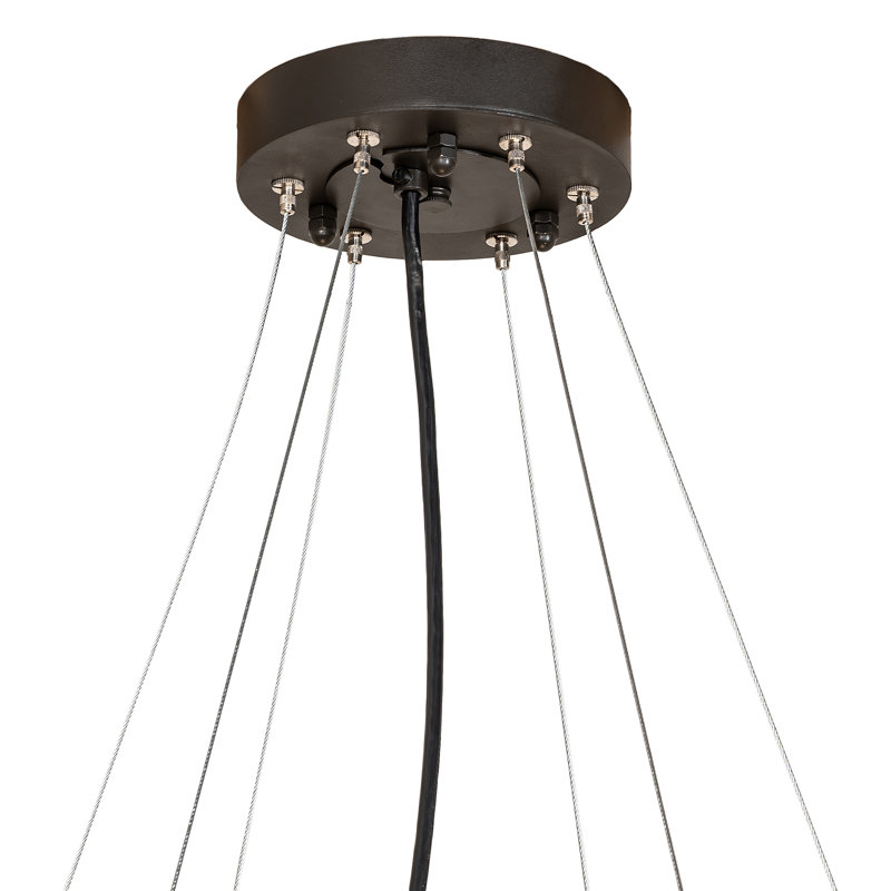 48" Wide Feather Pendant