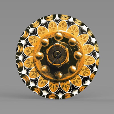 Mucella Metal Wall Clock