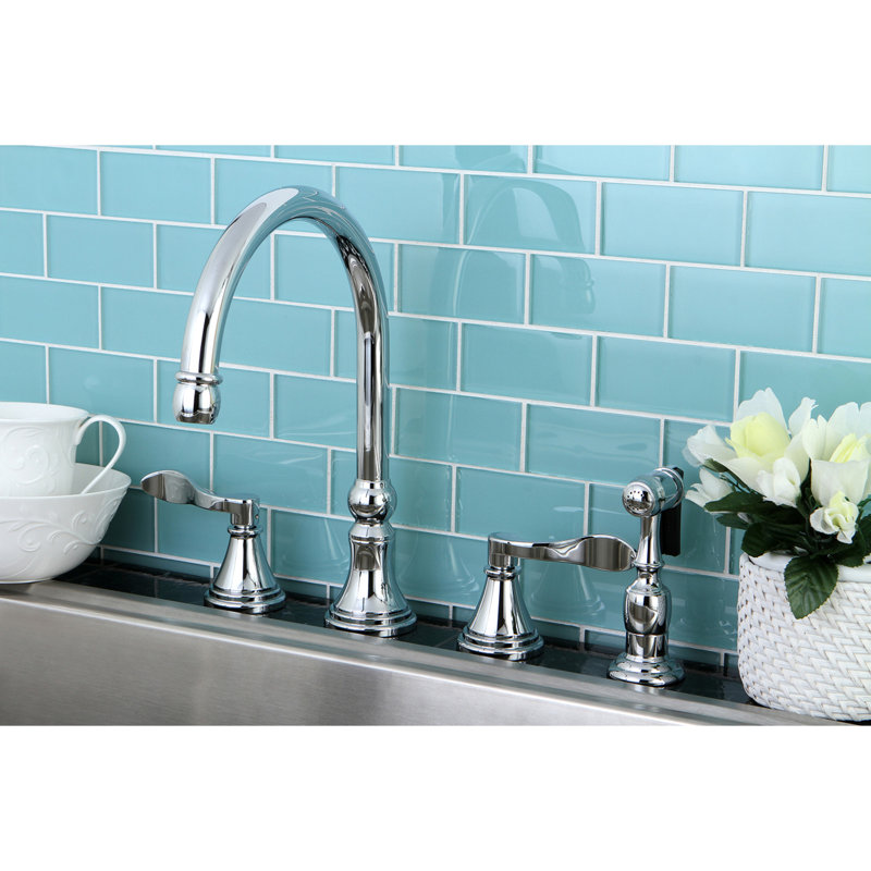 Robinet de cuisine Kingston, Chrome poli
