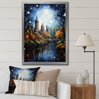 Impression sur toile Blue Canal