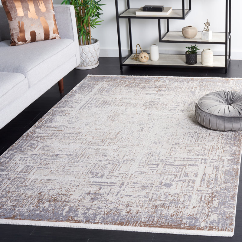 Anaylah Performance Abstract Rug, Rectangle 5'3" x 7'6"