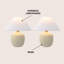 Lampe de table DEL minimaliste scandinave en fer / résine 18,25 po Delphi-1334829950
