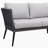 Farnell 47.24'' Wide Rectangle Loveseat with Cushions-1508114018