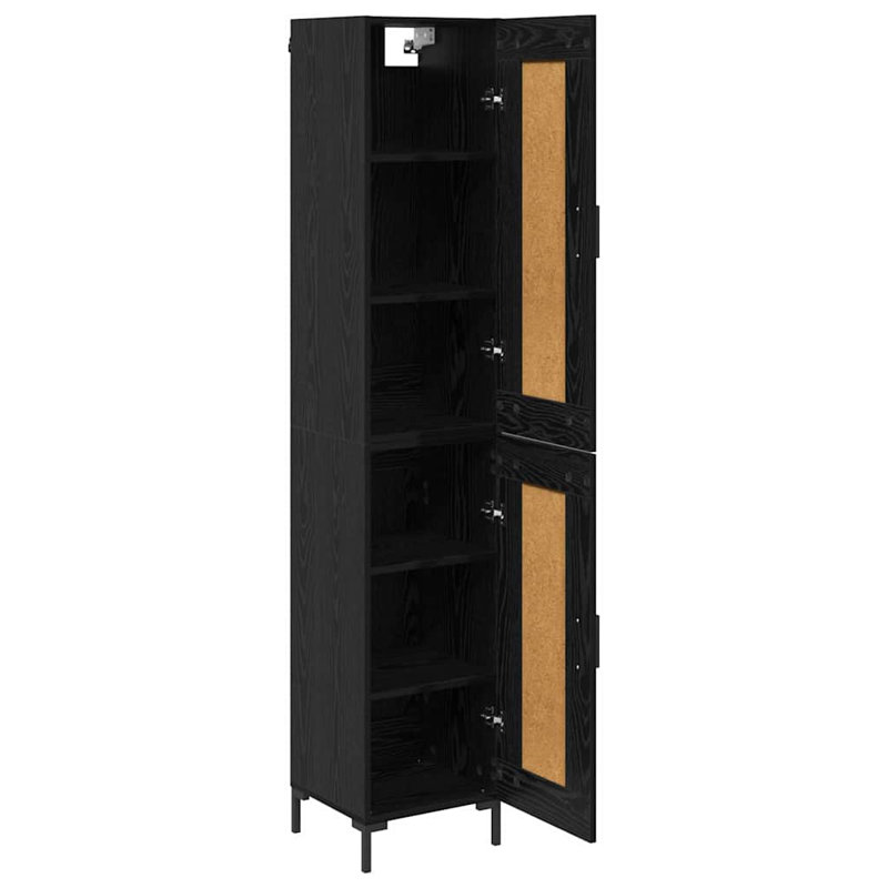 34.5cm Sideboard, Black Oak