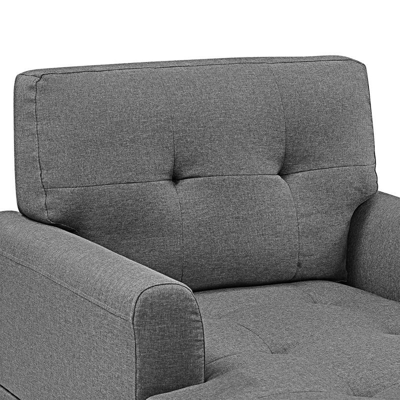 Tufted Accent Chaise Lounge Single Sofa