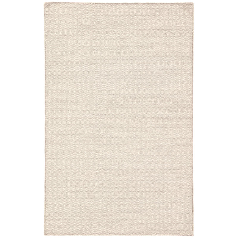 Tapis gris clair / ivoire fait à la main Jaipur Living Eulalia (10 pi x 14 pi), Rectangle 10 pi x 14 pi