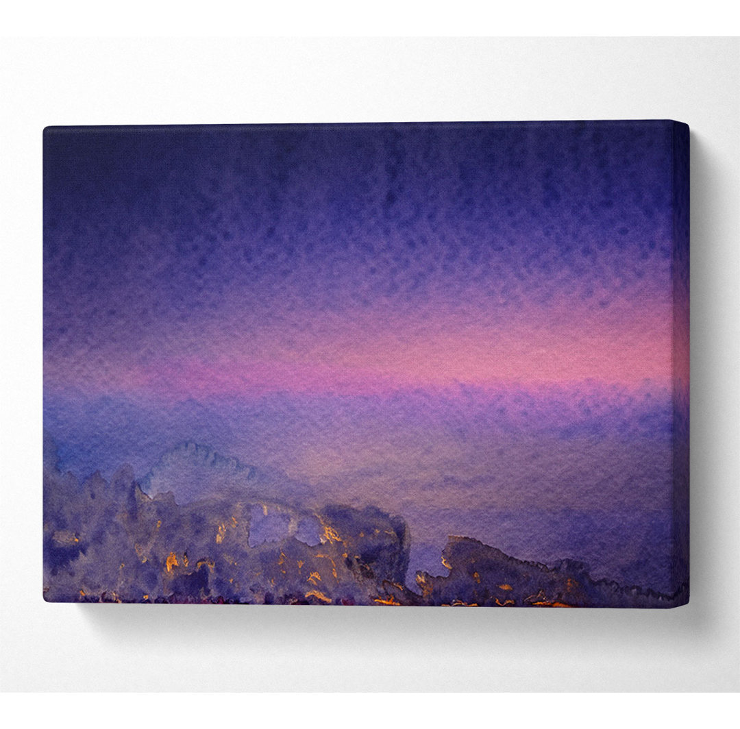 Monte Carlo Monaco Mist - Kunstdrucke auf Leinwand - Wrapped Canvas