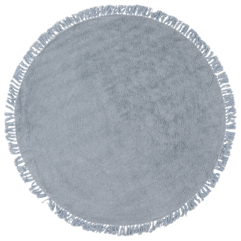 Tapis bleu Easy Care 221, Rond 5 pi