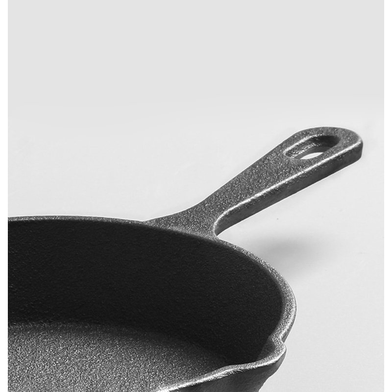 Ensemble de poêles à frire en fonte 4 pièces Premium 5,5 po, 6,3 po, 8 po, 10 po Premium avec becs verseurs doubles et trous de suspension