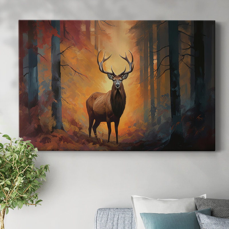 Animaux, série de paysages, H 12 po x l 18 po