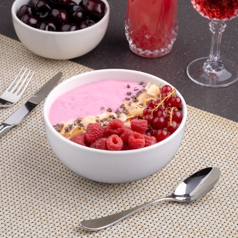 ORBA Premium Porcelain Non Stackable Salad Bowl | Ivory | 5.5" | Microwave & Dishwasher Safe