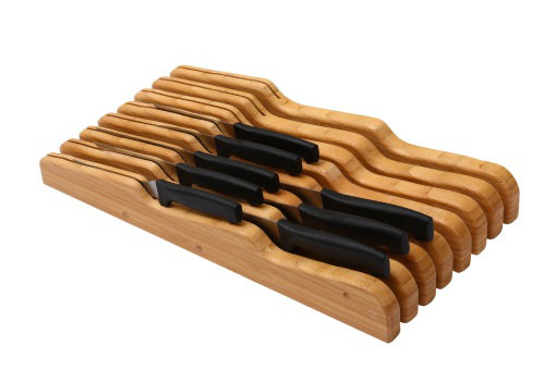 Bloc de couteau à tiroir 10 tiroirs ybm home, H 2 po x l 17 po x P 9 po