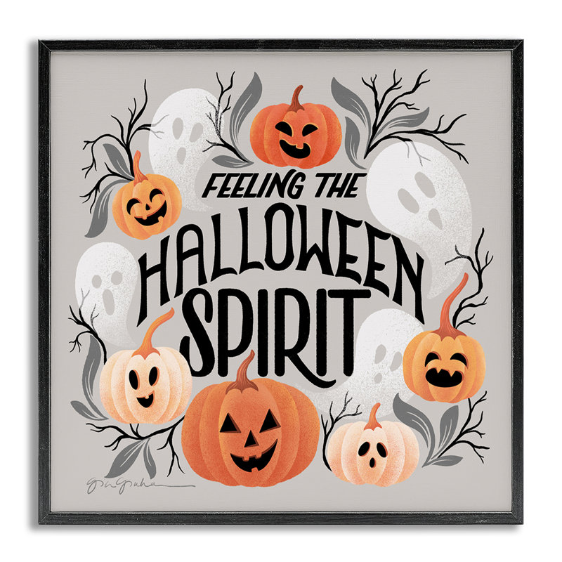 «Feeling Halloween Spirit», estampe numérique par Gia Graham, Estampe numérique Farmhouse, H 12 po x l 12 po
