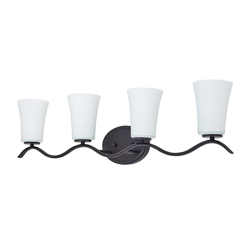 Freimund 4 - Light Dimmable Vanity Light, Oil Rubbed Bronze