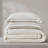 3 Pieces Duvet Cover Set,White+Gray-130473631