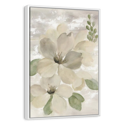 Blanc sur blanc sauge florale
