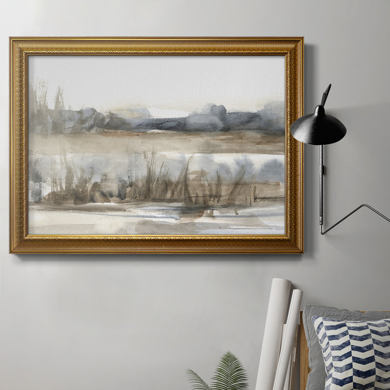 Marsh II - peinture sur toile encadrée, H 16 po x l 20 po