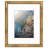 Picture Frame with Mat - Gold Frame - Faux Bamboo Design - Easel Stand and Shatter Resistant Glass-108531090