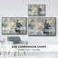 «Vessels And Blooms Blues», reproduction d'art sur toile-94363082-94363083
