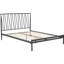 Adore Decor Stella Platform Metal Bed Frame with Curved Metal Headboard-1473784268