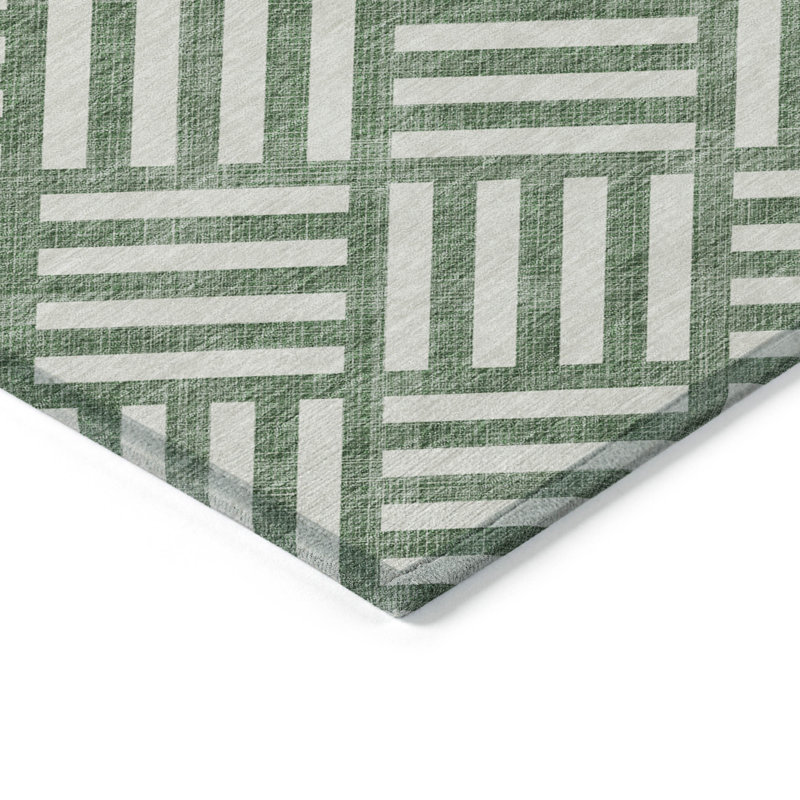 Tapis intérieur / extérieur Loreen avec envers antidérapant, Rectangle 8 pi x 10 pi