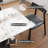 5-Piece Modern Rectangular Sintered Stone Dining Table Set With 4 Faux Leather Chairs-116240187-116240190-116240191