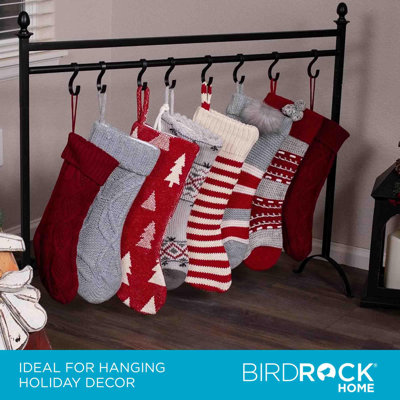 Porte-chaussette de Noël 8 crochets BIRDROCK Home