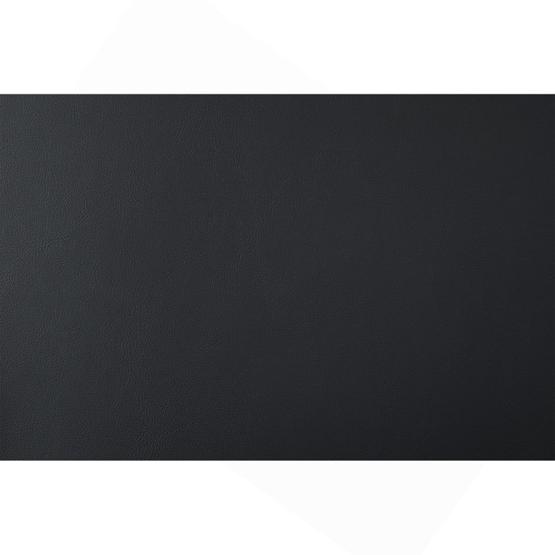 Chaise avec accoudoirs en cuir synthétique noir Gavan (ensemble de 2), Noir