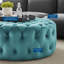Grand repose-pieds rond en velours Performance-1470650296