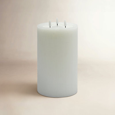 3 Wick Large Flameless Candle