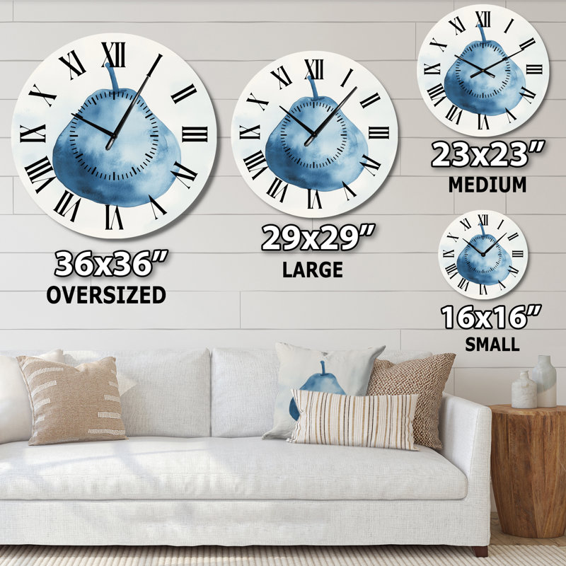 Horloge murale abstraite Cool, Surdimensionné