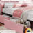 Faux Fur Upholstered Bed Frame with Storage Headboard, 2 Drawers-1613356285-1613356282