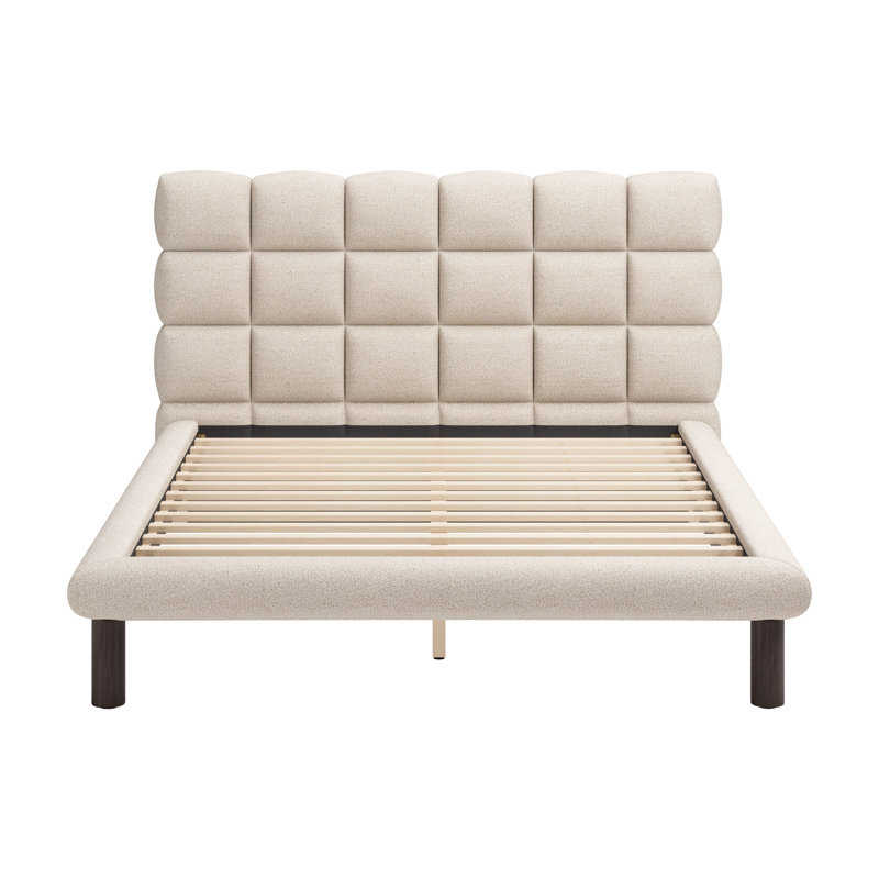 Lit Placid beige, Grand lit