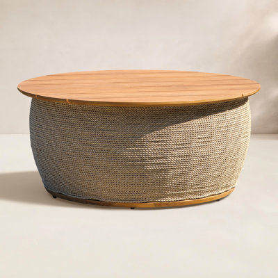 Fayette 36" Teak Patio Side Table