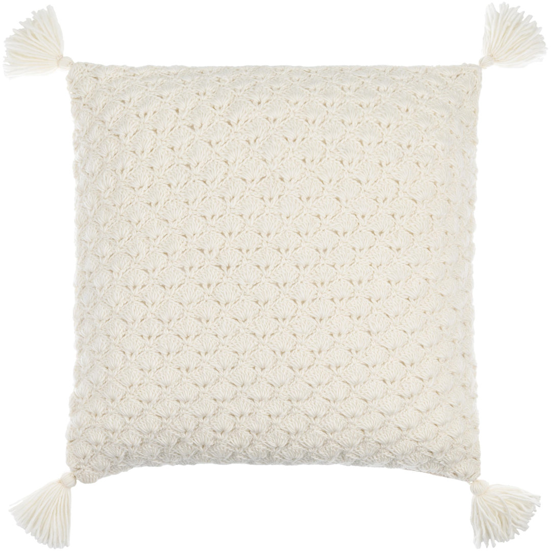 Makrome Wool Blend Throw Pillow Livabliss 