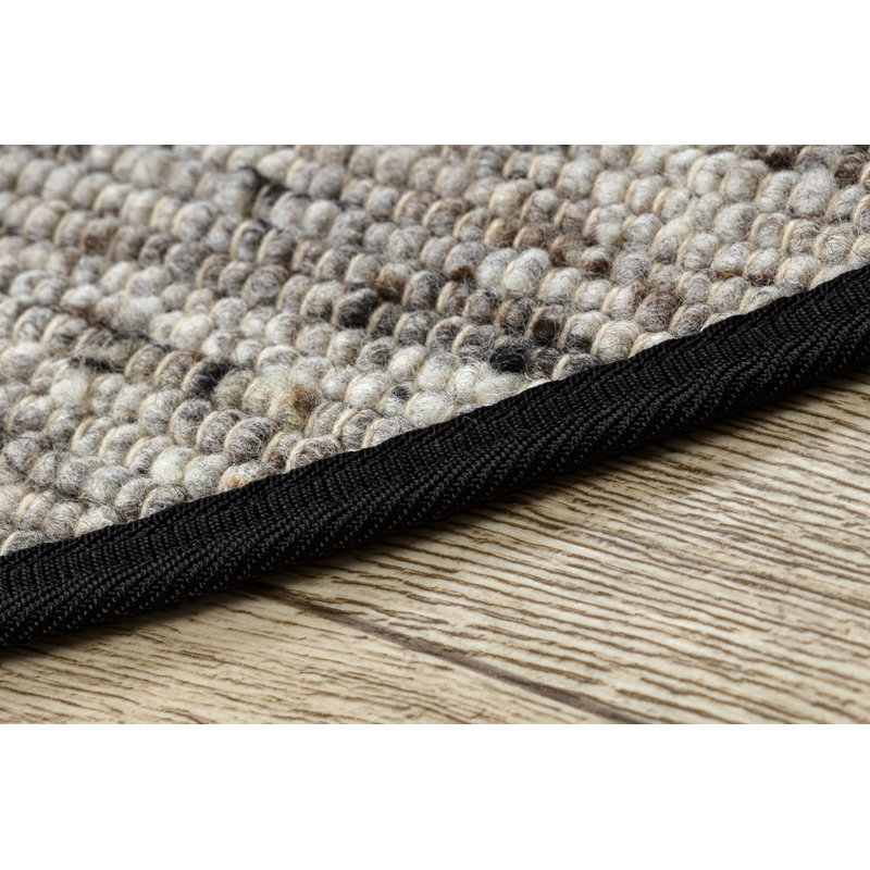 Round Onuh Wool Area Rug, Round 120cm