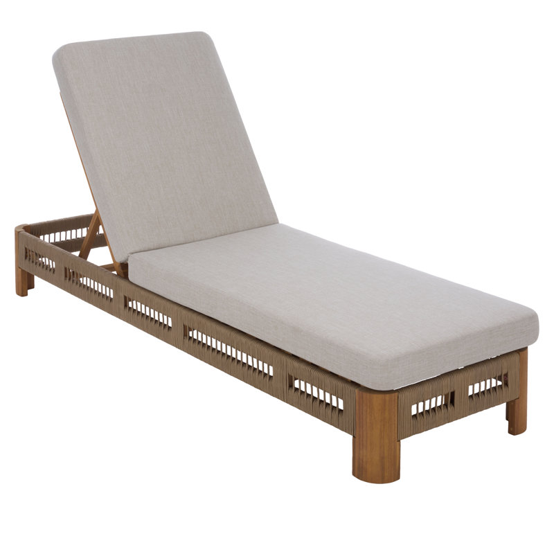 Chaise longue Emerson, Taupe
