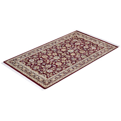 Classic One-of-a-Kind 3'1" X 5'2" Hand Knotted Area Rug