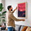 Desert at Sunset Rustic - Wrapped Canvas-187721034-187721036