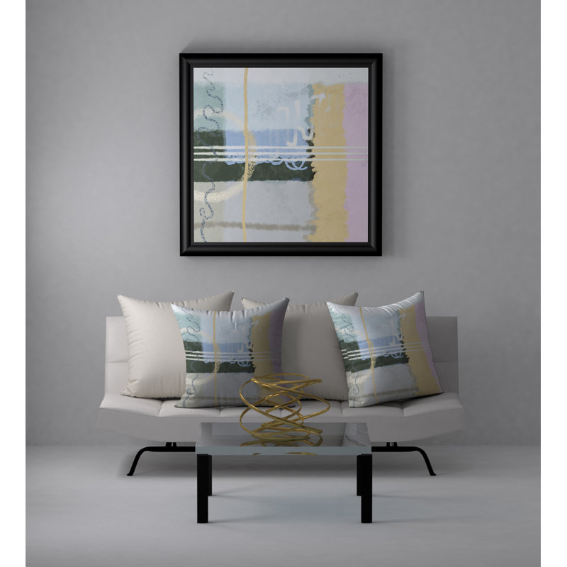 Housse de coussin décorative carrée et insert ideal de Galore, 20 po X 20 po