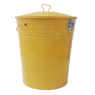 Steel Kitchen Trash Can - 16 Gallons