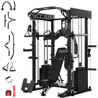 Système tout-en-un Tigerking Gym Home, poulie à câble et système de pressage des jambes pour l'entraînement complet de la force du corps