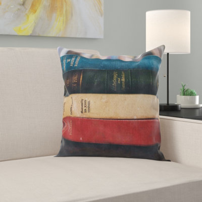 Coussin décoratif books
