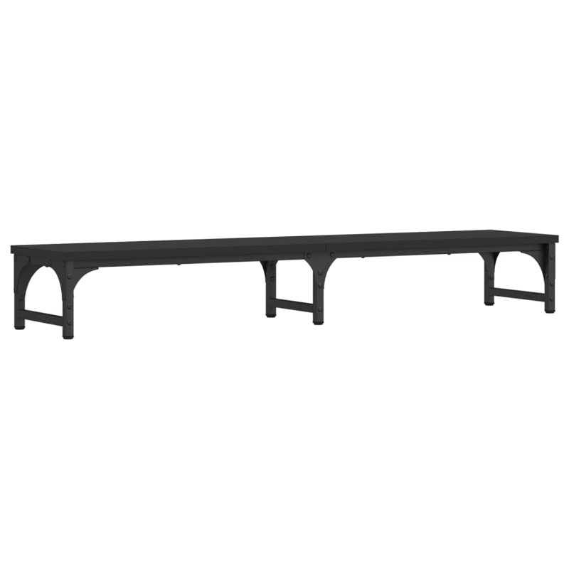Millers Monitor Stand, Black, 15.5cm H x 41.3cm W x 23cm D