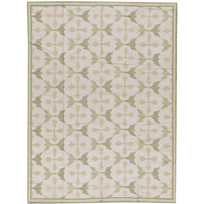 Hand-Knotted High-Quality Beige Area Rug