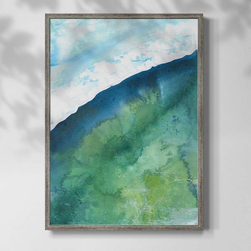 New Air II Framed Print - Solid Wood, 30" H x 24" W