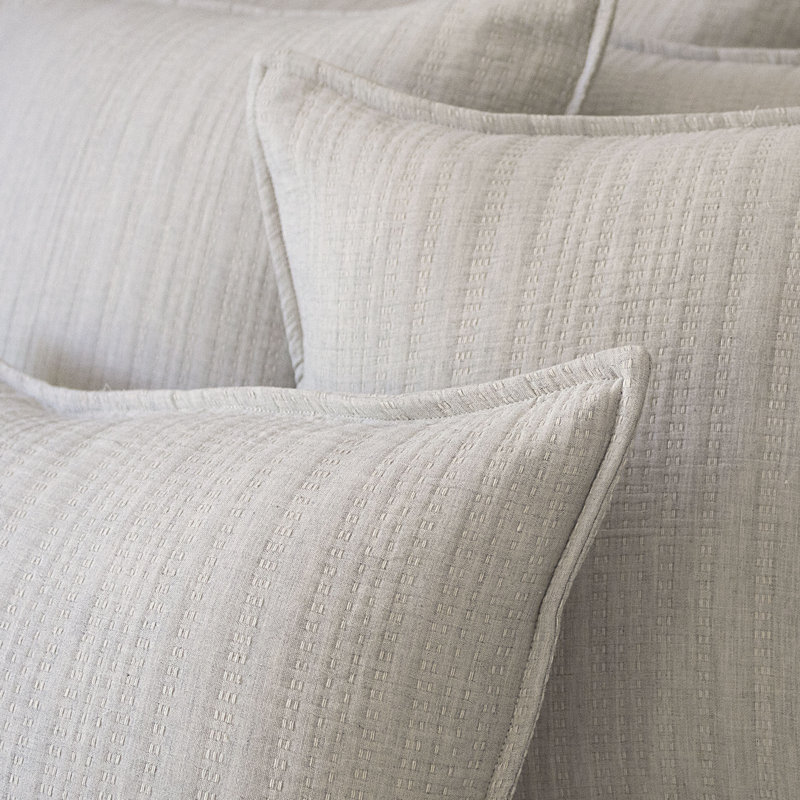 Payton Natural Cotton Reversible Twin Quilt Set